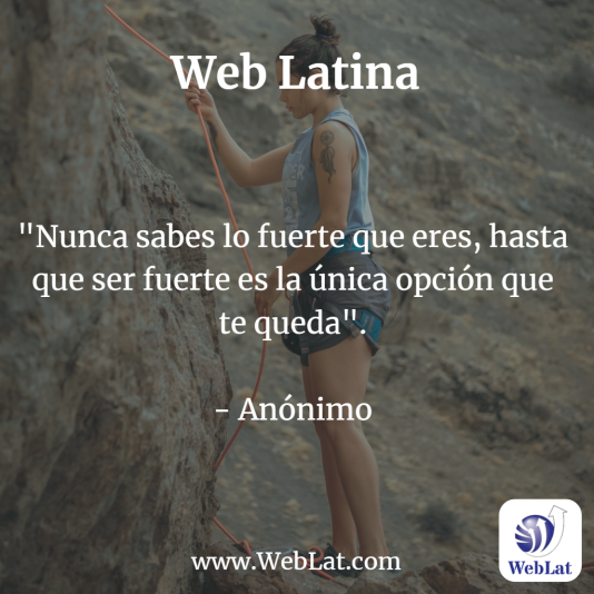 a veces ser fuerte es la unica opcion