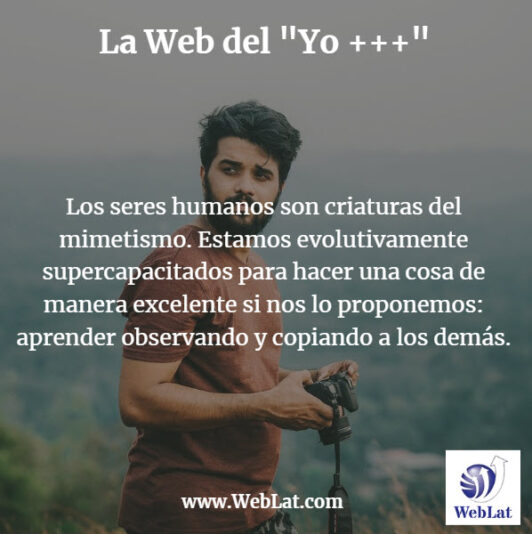 aprender observando y copiando a los demas